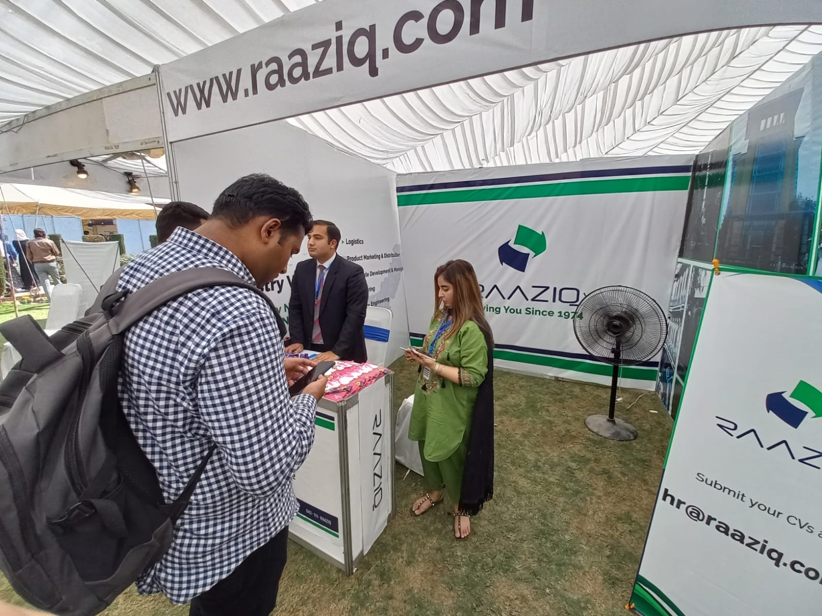 Raaziq Participates at FAST National University Lahore Job Fair 2023